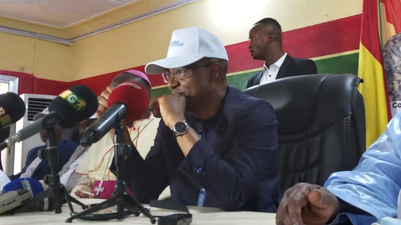 Le Première Ministre, Mohamed Béavogui lance les activités des assises nationales dans la zone spéciale de Conakry.