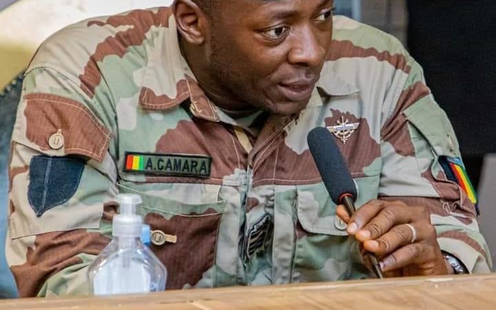 Colonel Amara Camara : « Ce n’est pas le CNRD qui gère la situation du Président Alpha Condé »