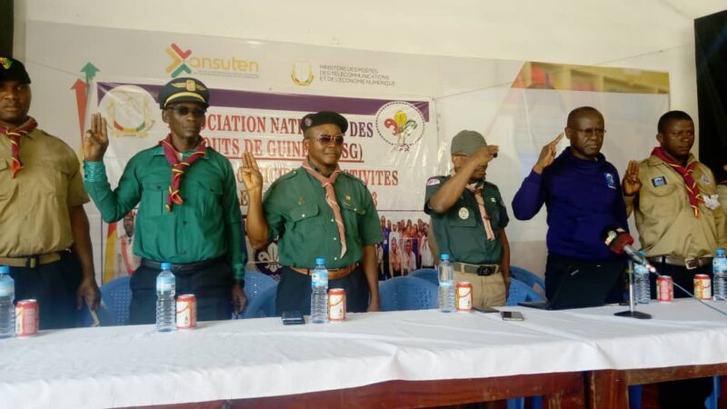 Conakry : l’Association Nationale des Scouts de Guinée lance leurs activités sur le terrain