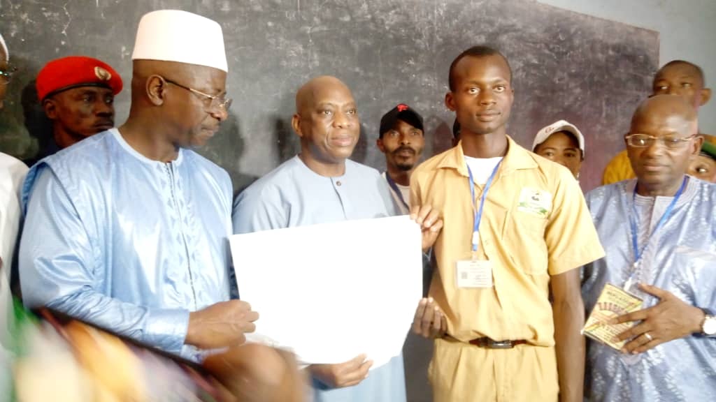 Matam :  Morissanda Kouyaté  lance les épreuves du BEPC au collège 2 de Bonfi