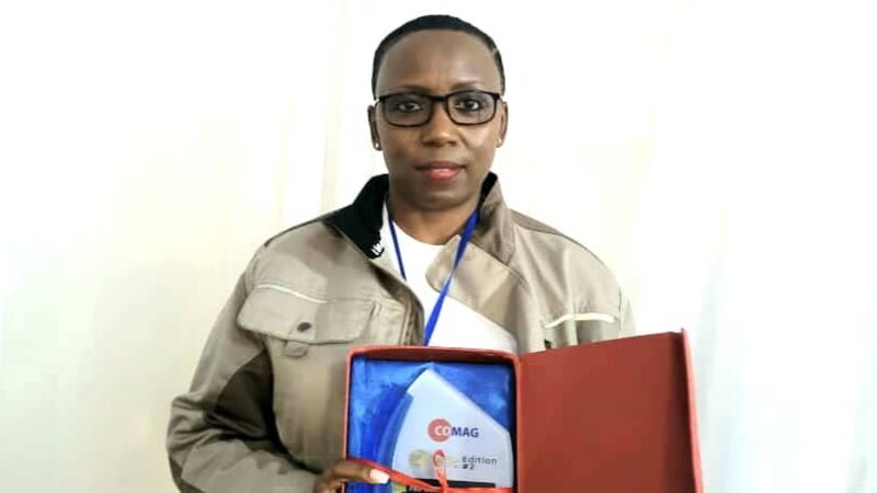 Prix Mines Awards Guinée : Mme Kanté Kadiatou Doumbouya, satisfait du grand prix dédié à son époux Kanté Ahmed