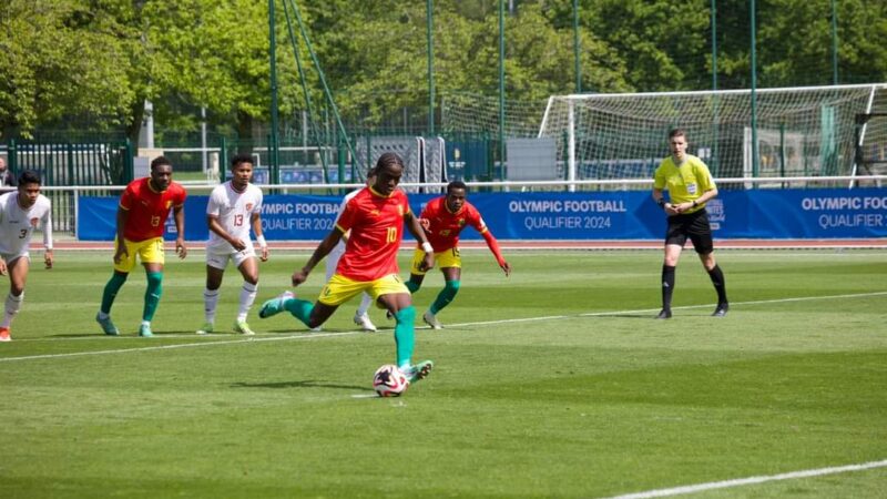 Barrage JO Paris 2024 : le Syli national U-23 bat l’Indonésie et valide son ticket