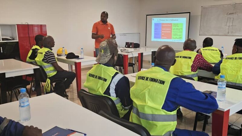 Sécurité au travail: Alport-Conakry renforcement les capacités de 33 opérateurs des engins de chantier.