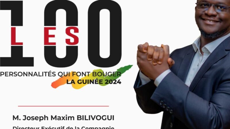8è Forum National des Acteurs Publics-FONAP 2024 : Joseph Maxim BILIVOGUI, l’un des jeunes entrepreneurs les plus puissants de la Guinée.
