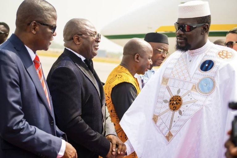 Dr David Makongo  panafricain engagé et incontournable, accueille les chefs d’État africains à l’aéroport international du Ghana lors de la cérémonie de prestation de serment du président John Mahama !