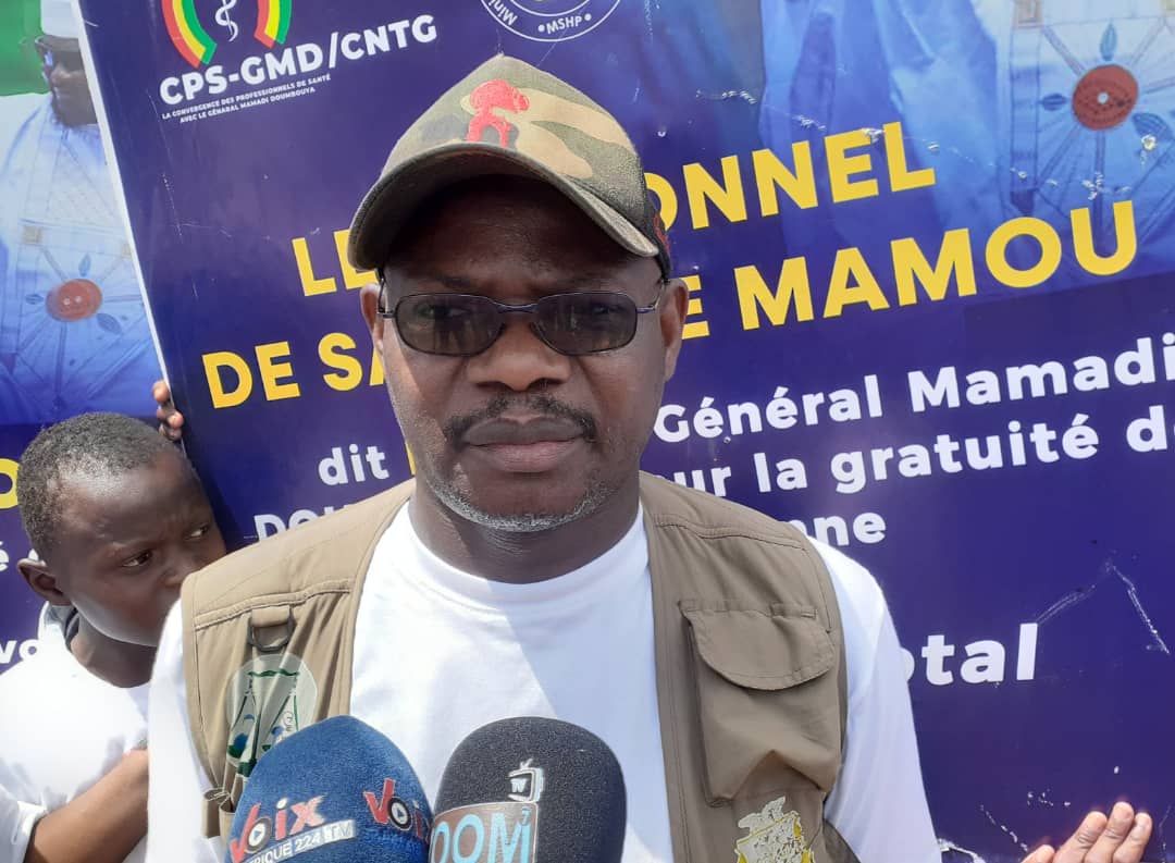 Mamou : le Mouvement la convergence des professionnels de santé se mobilisent pour soutenir les idéaux du président Mamadi Doumbouya
