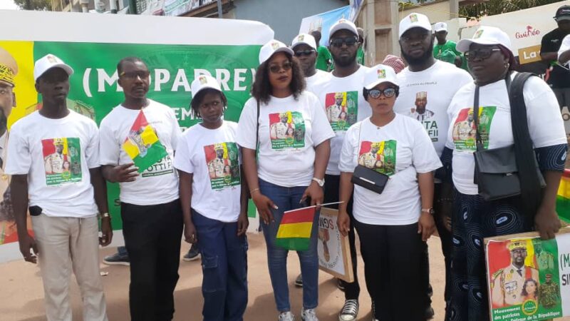 Mamou : le MOPADRE déterminé à soutenir le Général président Mamadi Doumbouya