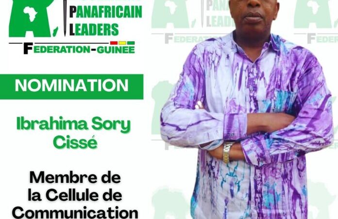 MPL-Guinée : Ibrahima Sory Cissé nommé à la commission médias.