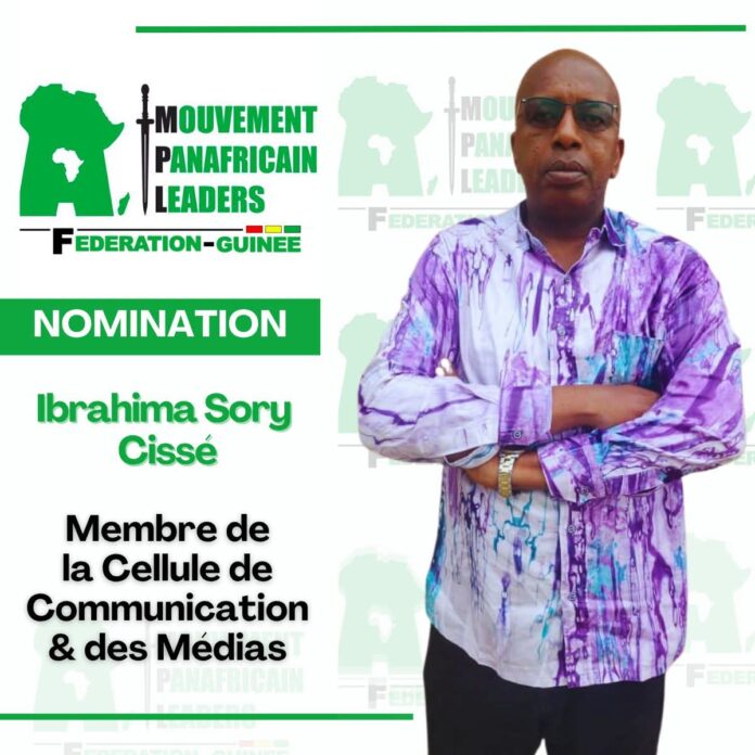 MPL-Guinée : Ibrahima Sory Cissé nommé à la commission médias.