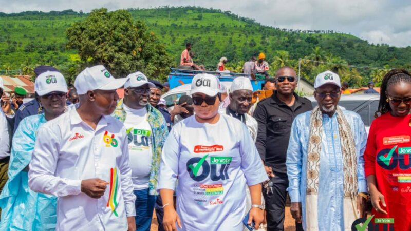 Khorira: la Ministre Fatima CAMARA invite les citoyens à voter «OUI» au référendum du 21 septembre.