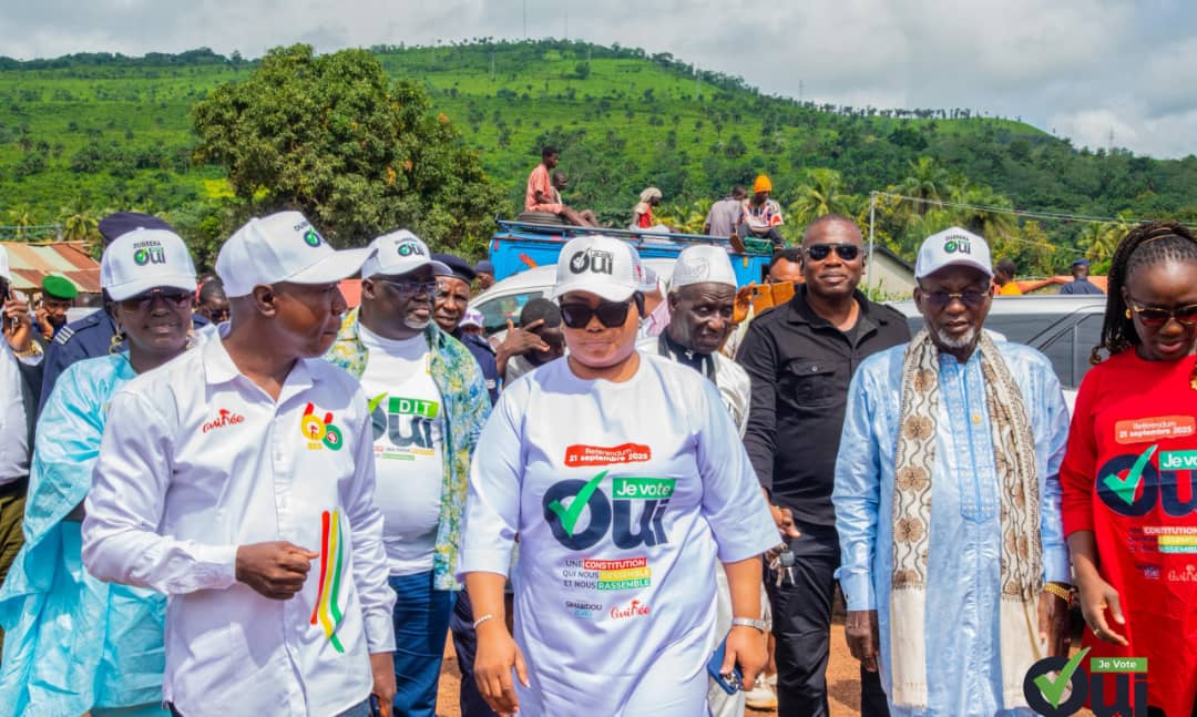 Khorira: la Ministre Fatima CAMARA invite les citoyens à voter «OUI» au référendum du 21 septembre.