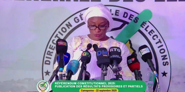 Scrutin référendaire: Le Oui l’emporte avec 90,06% des voix dans les régions