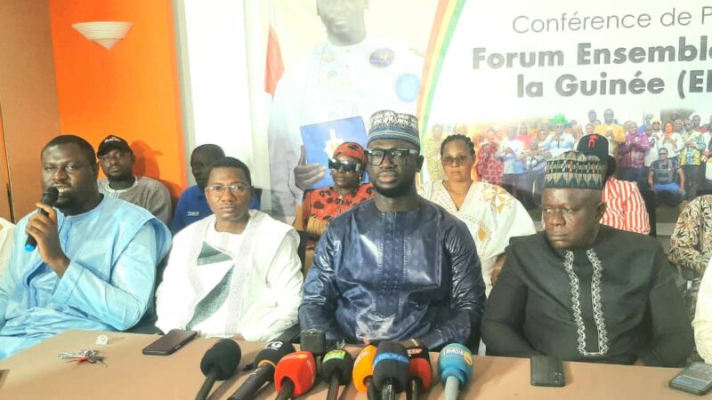 Conakry : le Forum Ensemble pour la Guinée demande au Général Président Mamadi Doumbouya de se porter candidat à la presidentielle