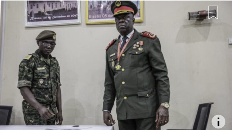 Guinée-Bissau: le général Horta N&rsquo;Tam investi «président de la transition» pour un an