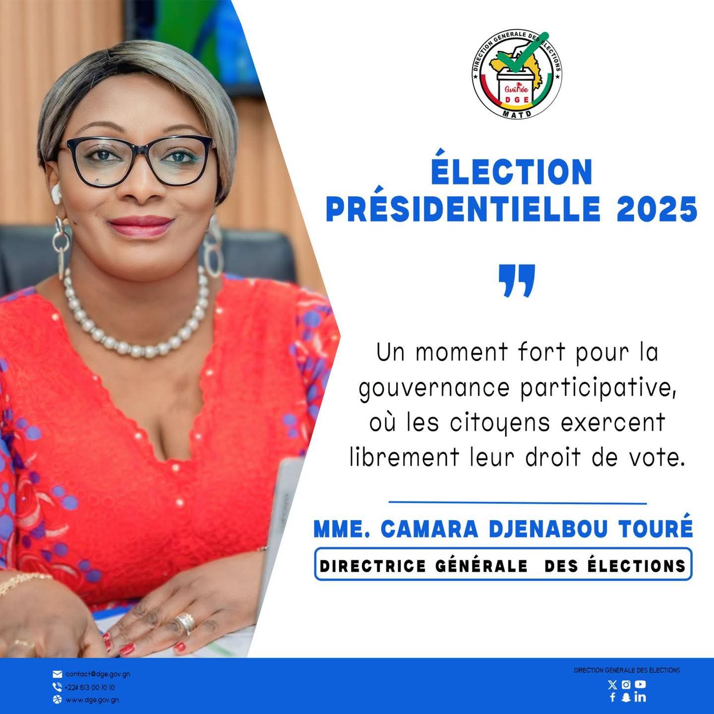 Présidentielle du 28 Décembre: Comprendre le Processus Électoral et le Rôle de la DGE ainsi que les Garanties de Transparence