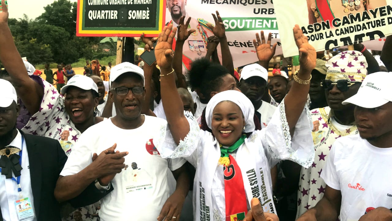 Campagne Présidentielle à Manéah : La Directrice de Campagne de la GMD, Dre Mariama Ciré Sylla, Lance la Mobilisation pour Mamadi Doumbouya