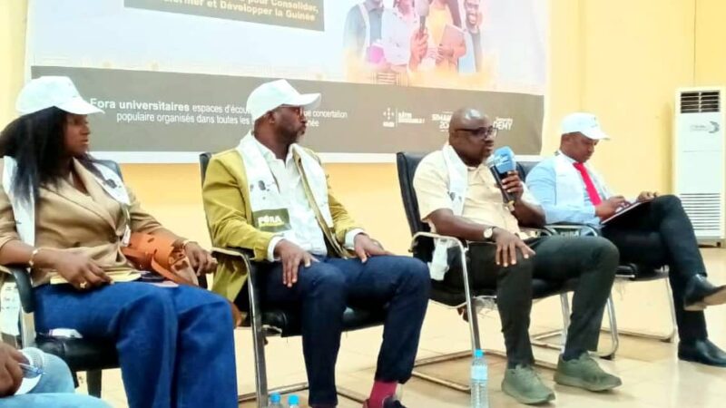 Conakry : Des Fora Universitaires pour vulgariser le bilan du Général Mamadi Doumbouya lancés par les autorités