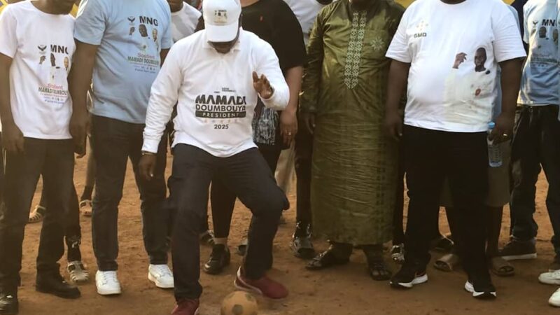 Campagne présidentielle 2025 : une finale de football en l&rsquo;honneur du candidat Mamadi Doumbouya à Commandanyah