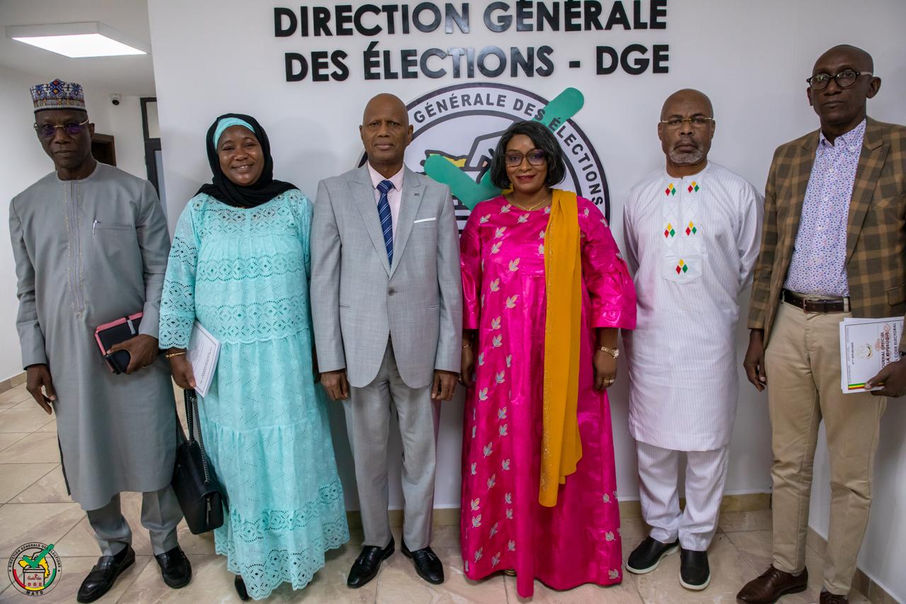 Scrutin présidentiel 2025 : Échanges stratégiques entre la DGE et les instances de régulation du Mali, du Tchad et du Gabon.