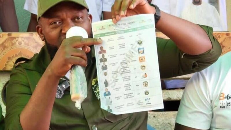 Campagne présidentielle : Stéphane Ouya Zoumanigui en première ligne à Macenta et Beyla