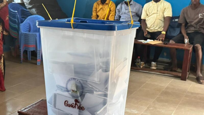 Boké : le vote se déroule sans incident