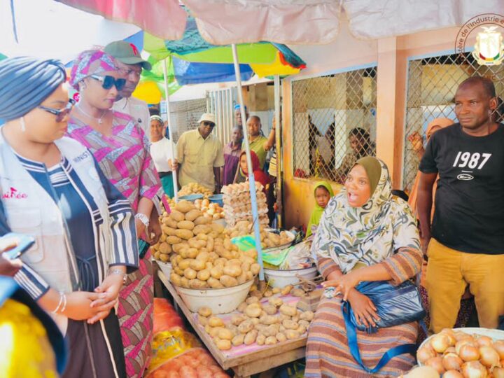 Contrôle des prix et de la qualité en Guiné : Fatima Camara au marché central de Mamou