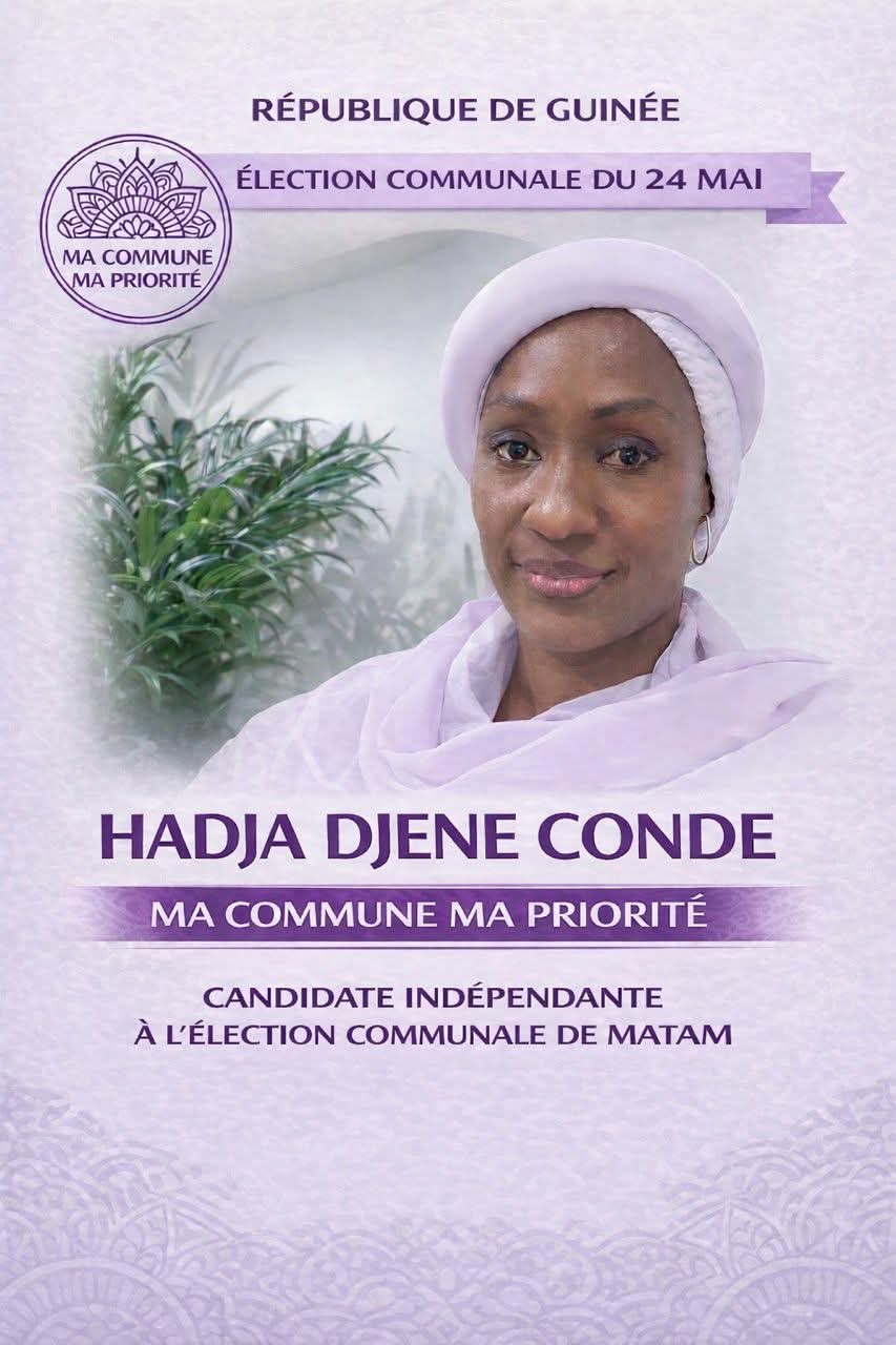 Élections communales à Matam : Hadja Djènè Condé marque son retour en tant que candidate indépendante