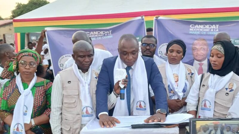 Elections Communales: Abdoulaye Rayagou Sacko candidat indépendant promet de créer un centre communal de formation professionnelle
