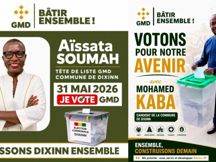 Élections législatives et communales : Aïssata Soumah et Mohamed Kaba portent les couleurs de la GMD à Dixinn