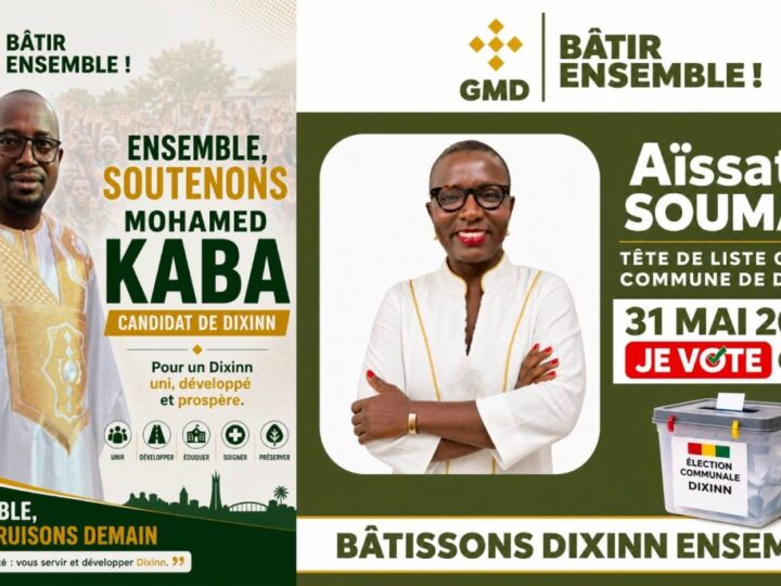 Élections du 31 mai 2026 : pourquoi les citoyens de Dixinn sont appelés à soutenir les candidats de la GMD ?